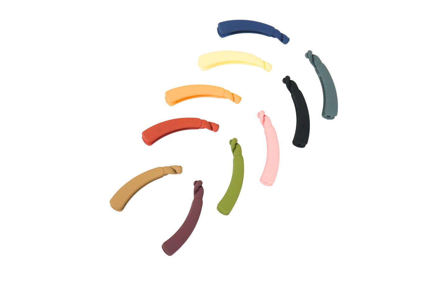 Matte Banana Hair Clips β Strong Hold for All Hair Types (pack - 10)