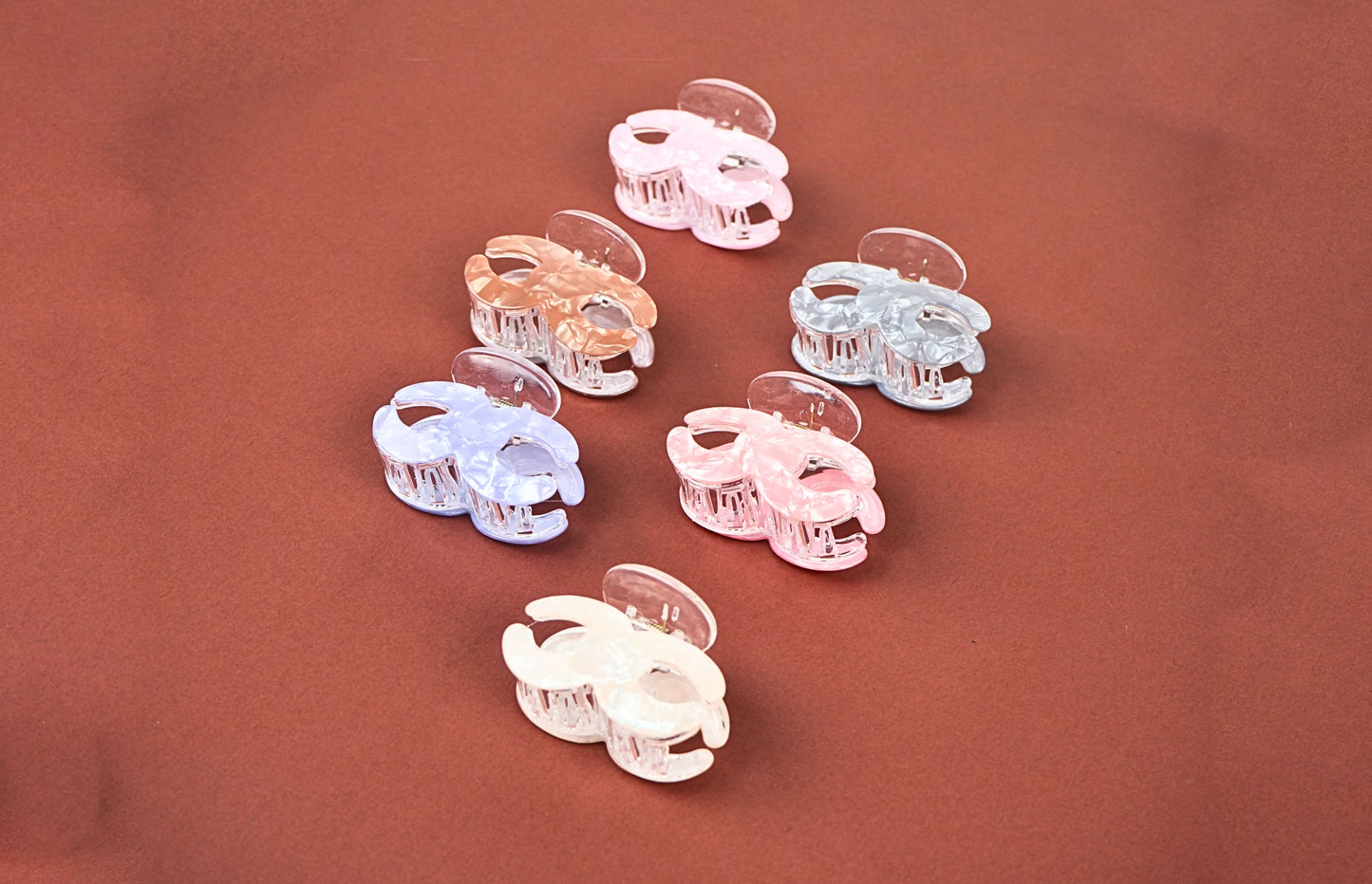 Mini Marble Claw Clips - HRK250023