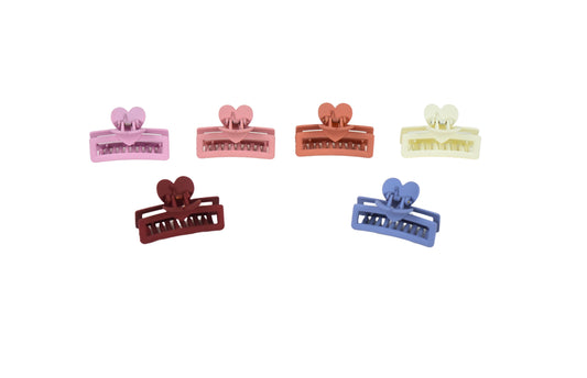 Heart Hair Clips