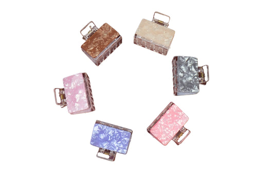Square Marble Hair Claws - HKR250022