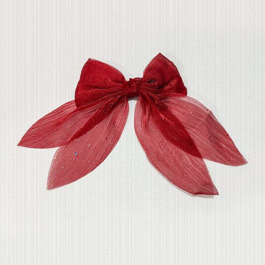 Glitter Bow Hair Clip for Women &amp; Girls | Stylish Party Hair Accessory - HRK250043