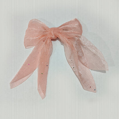 Glitter Bow Hair Clip for Women &amp; Girls | Stylish Party Hair Accessory - HRK250043