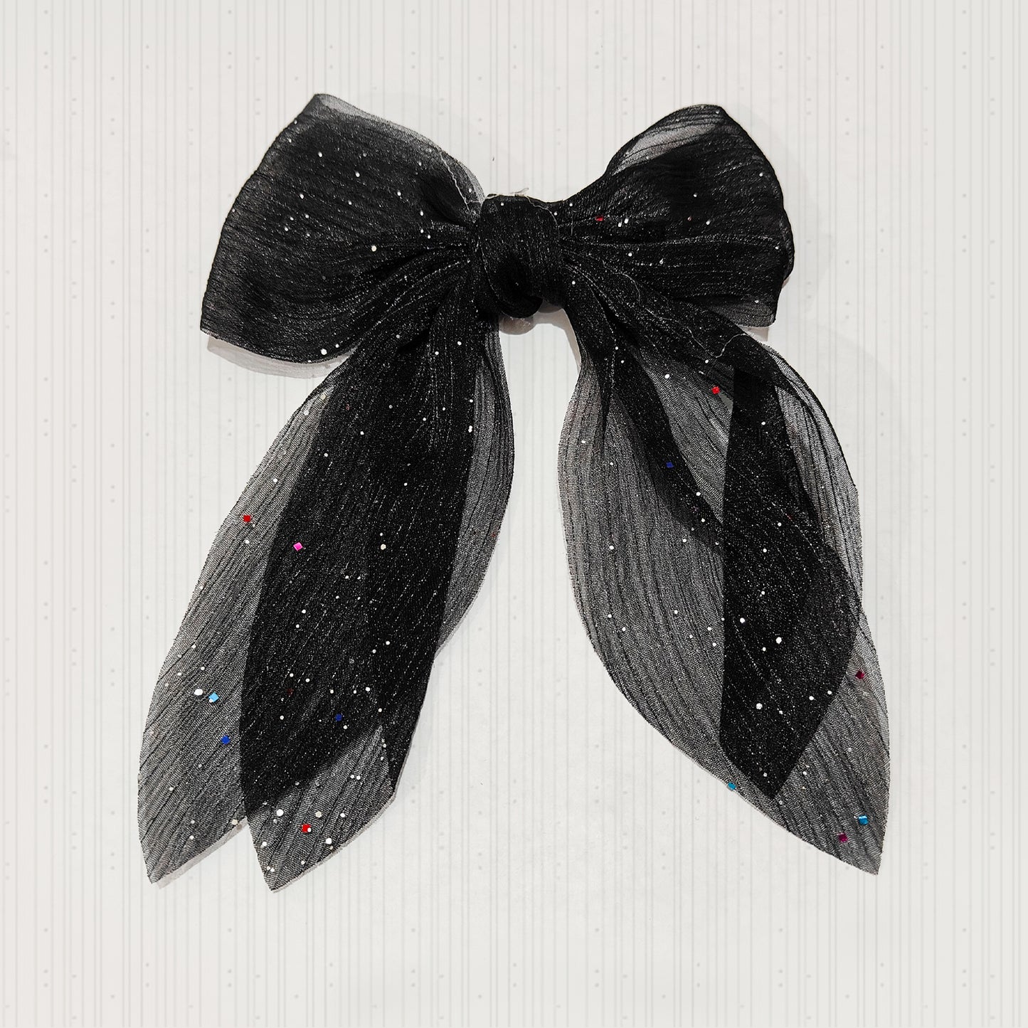 Glitter Bow Hair Clip for Women &amp; Girls | Stylish Party Hair Accessory - HRK250043