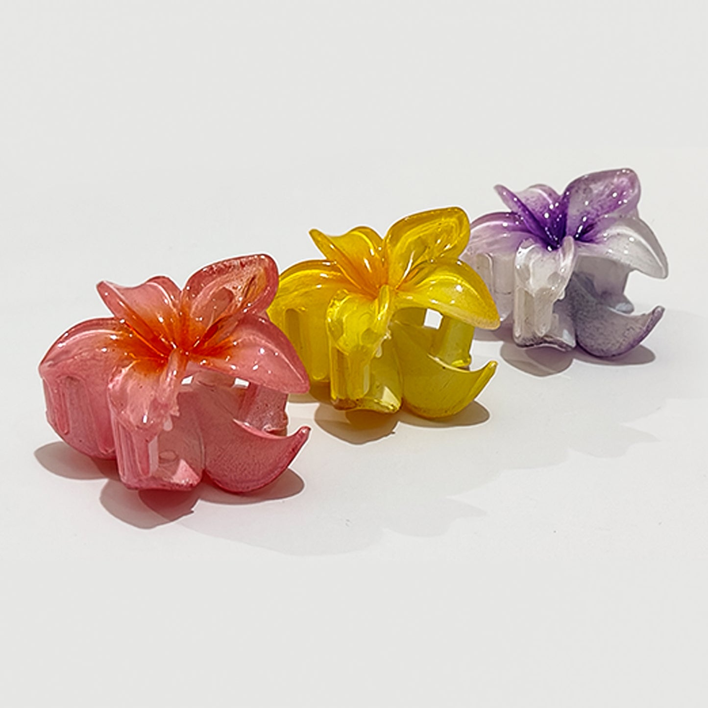 🌸 Flower Hair Claw Clips – Set of 1 , 3 & 5 - HRK250039