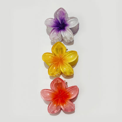🌸 Flower Hair Claw Clips – Set of 1 , 3 & 5 - HRK250039
