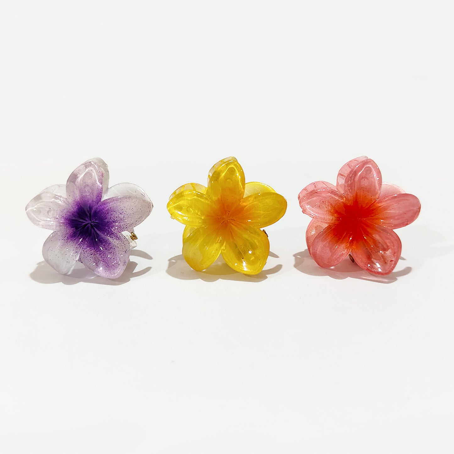 🌸 Flower Hair Claw Clips – Set of 1 , 3 & 5 - HRK250039