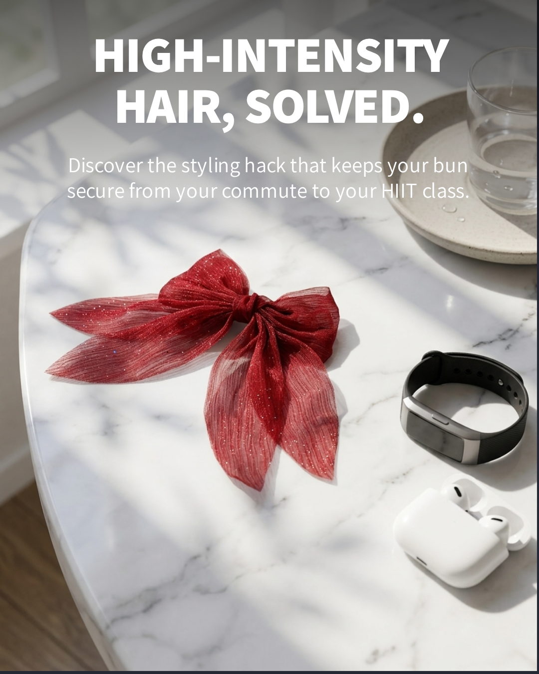 Glitter Bow Hair Clip for Women &amp; Girls | Stylish Party Hair Accessory - HRK250043